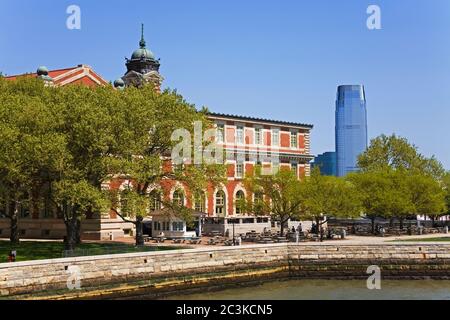 Ellis Island Immigration Museum, Lower Manhattan, New York City, New York, USA Foto Stock