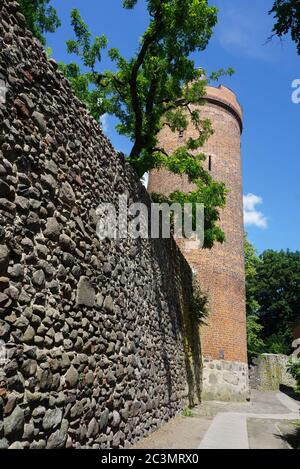 bernau , germania - 16.06.2020, Città Vecchia con mura cittadine Foto Stock