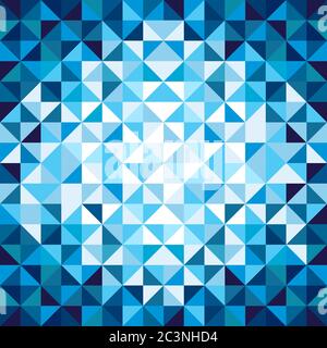 Blue abstract sfondo geometrica Illustrazione Vettoriale