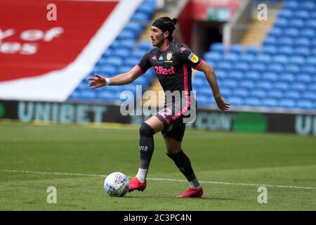 Cardiff, Regno Unito. 21 Giugno 2020. Jack Harrison di Leeds si è Unito in azione. EFL Skybet Championship, Cardiff City contro Leeds Utd al Cardiff City Stadium domenica 21 giugno 2020. Questa immagine può essere utilizzata solo per scopi editoriali. Solo per uso editoriale, licenza richiesta per uso commerciale. Non si può usare nelle scommesse, nei giochi o nelle pubblicazioni di un singolo club/campionato/giocatore. pic di Andrew Orchard/Andrew Orchard sport photography/Alamy Live news Credit: Andrew Orchard sports photography/Alamy Live News Foto Stock