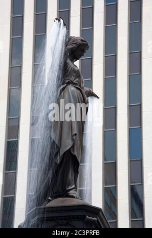 Fountain Square, Cincinnati, Ohio, Stati Uniti Foto Stock