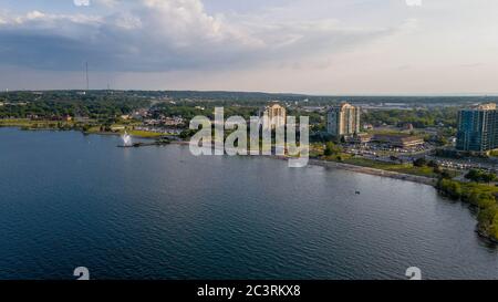 Barrie Ontario Canada Centennial Park Aerial 2020 Foto Stock