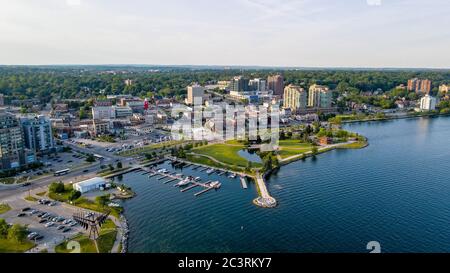 Heritage Park Aerial - Barrie Ontario Canada Foto Stock