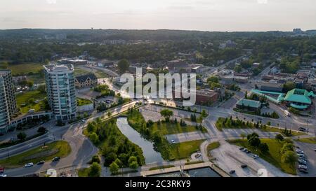 Barrie Ontario Canada Aerial 2020 Foto Stock