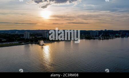 Antenna Centennial Park - Barrie Ontario Canada Foto Stock