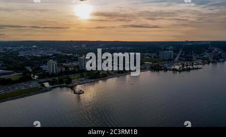 Antenna Centennial Park - Barrie Ontario Canada Foto Stock