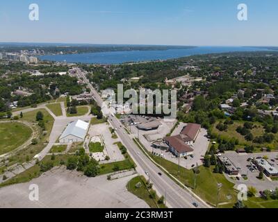 Barrie Ontario Canada Aerial 2020 Foto Stock