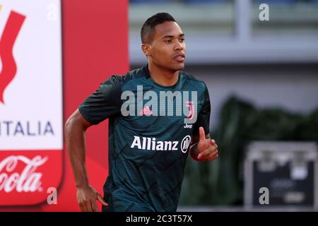 Roma. Italia. 17 giugno 2020. Finale della Coppa Italia. SSC Napoli vs Juventus FC . Alex Sandro del Juventus FC . Foto Stock