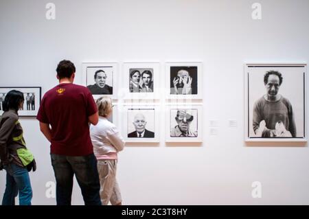 Mostra fotografica di Richard Avedon al Museum of Modern Art MOMA, New York, USA. Foto Stock