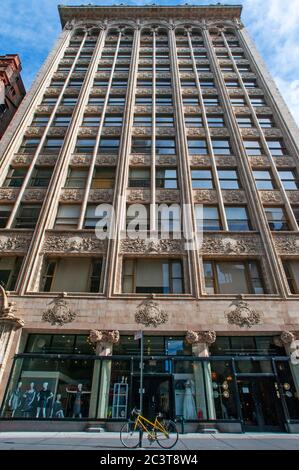 Edificio Bayard-Condict. 71, Bleecker Street. New York., Stati Uniti. Come il rococo come il Bayard-Condict Building a Bleecker e Crosby Streets è, è la regulenza Foto Stock