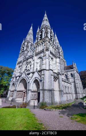 Irlanda, Contea di Cork, Cork City, Chiesa di Santa fin barre d'Irlanda facciata Cattedrale. Foto Stock