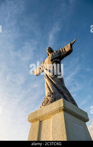 Statua di Cristo Rei, Garajau, Madera Foto Stock