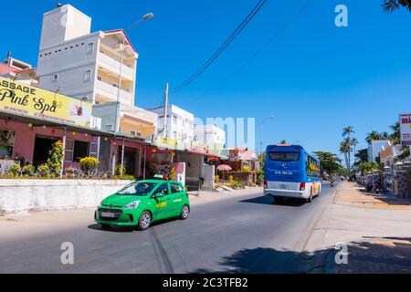 Nguyen Dinh Chieu, strada costiera 77, Mui ne, Vietnam, Asia Foto Stock