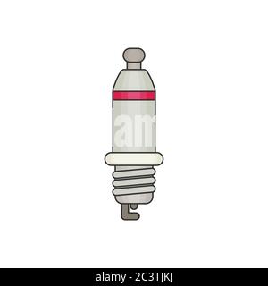 vettore piatto candela Illustrazione Vettoriale