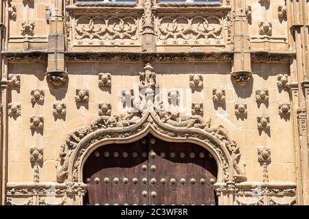 Palazzo dell'abalquinto a Baeza. Città rinascimentale in provincia di Jaen. Sito patrimonio dell'umanità. Andalusia, Spagna. Ora è International Universit Foto Stock