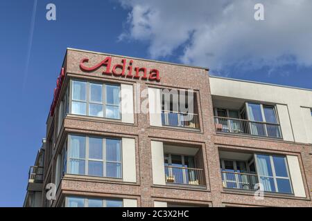 Adina Apartment Hotel, Krause, Mitte, Berlino, Germania, Adina, Apparthotel, Krausenstraße, Germania Foto Stock