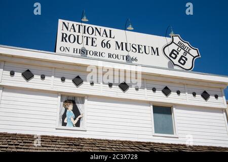 National Route 66 Museum, Elk City, Oklahoma, USA Foto Stock