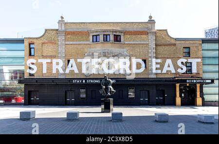 Theatre Royal Stratford East London UK Foto Stock