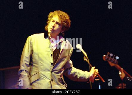 Bob Dylan al Phoenix Festival in Oxfordshire, Regno Unito 1995 Foto Stock