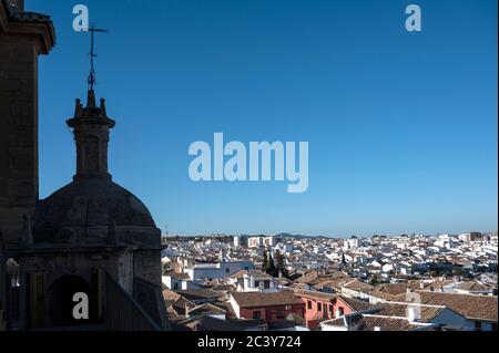 RONDA DA IGLESIA DE SANTA MARIA DE MAYOR, RONDA, SPAGNA Foto Stock