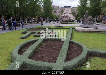 La Cascade, il Museo Cafesjiano di Arte moderna, Yerevan, Armenia Foto Stock