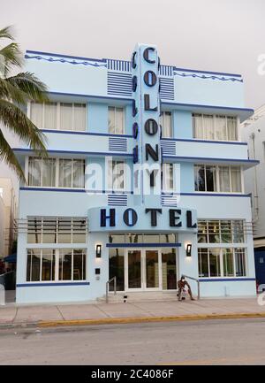 Miami Beach, Florida, Stati Uniti. 22 Giugno 2020. Una visione generale di Miami Beach come Miami Mayor Francis Suarez annuncia il mandato di maschera a livello di città a causa dell'aumento di Covid-19 casi durante la pandemia di Coronavirus COVID-19 il 22 giugno 2020 a Miami Beach, Florida. Credit: Mpi04/Media Punch/Alamy Live News Foto Stock