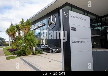 Concessionaria Mercedes Benz a Sydney Australia Foto Stock