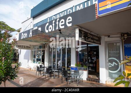 Mosman, sobborgo di Sydney e una delle sue caffetterie, Sydney, NSW, Australia Foto Stock