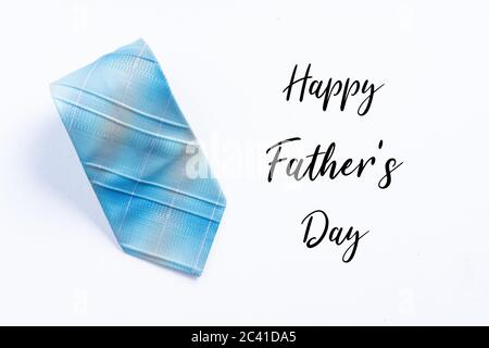 Auguri di buon giorno del Padre con cravatta Foto Stock