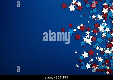 Sfondo del 4 luglio. Giornata americana indipendente Foto Stock