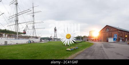 Turku, Finlandia - 18 agosto 2019: Turku è una città sulla costa sud-occidentale della Finlandia. Fu insediata nel XIII secolo. Foto Stock