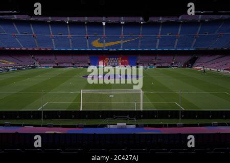 Barcellona, Spagna. 23 Giugno 2020. Spagnolo la Liga calcio match FC Barcellona vs Athletic Bilbao al Camp Nou Stadium, Barcellona, 23 giugno 2020 la Liga/Cordon Press Credit: CORDON PRESS/Alamy Live News Foto Stock