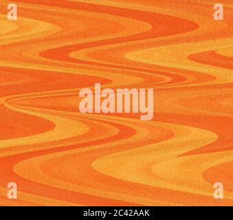 astratto sfondi arancioni pittura curve Foto Stock