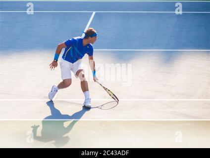 Rafael Nadal alla finale dell'Open di Tennis degli Stati Uniti, Flushing Meadows, New York, USA Foto Stock