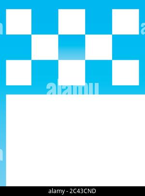 Racing flag gradiente stile icona design, gara di velocità sport veloce vincitore vincere movimento e successo tema Vector illustrazione Illustrazione Vettoriale