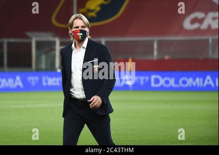 Genova, Italia. genova, 23 Jun 2020, Davide Nicola (Genova) durante - - Credit: LM/Danilo Vigo Credit: Danilo Vigo/LPS/ZUMA Wire/Alamy Live News 2020 Foto Stock