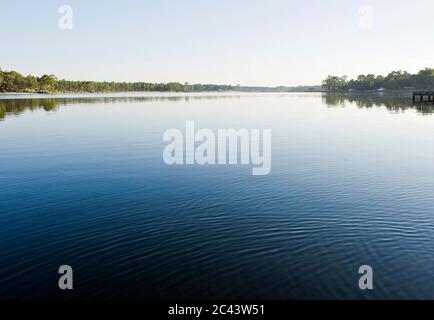 Lago di Fort Walton Beach, Florida, Stati Uniti Foto Stock