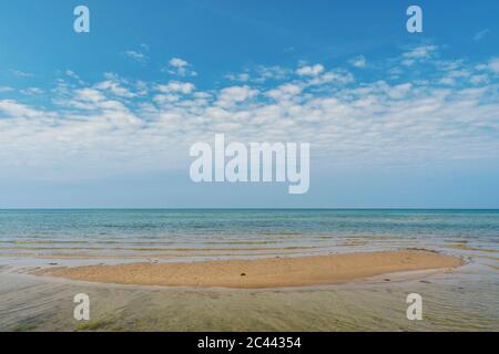 Germania, Meclemburgo-Pomerania anteriore, Isola di Poel, Timmendorf, Sandbank Foto Stock