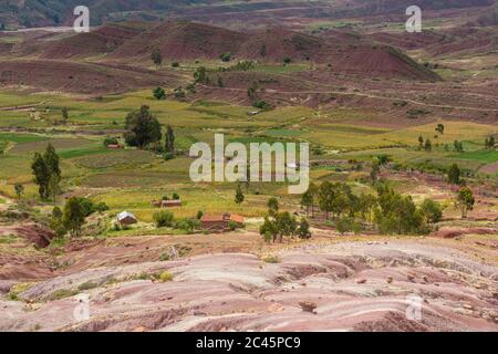 Villaggio di Potolo, Departamento Chuquisaca, Municipio Sucre, Bolivia, America Latina Foto Stock