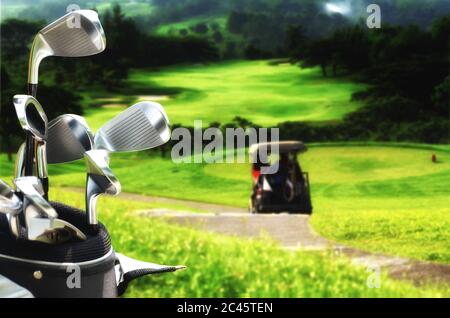 Migliore serie di foto di golf Foto Stock