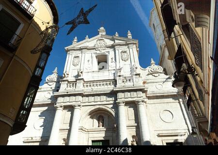 Valladolid, Spagna - 8 dicembre 2018: Catedral de Valladolid (Cattedrale di nostra Signora della Santa Assunzione) Foto Stock