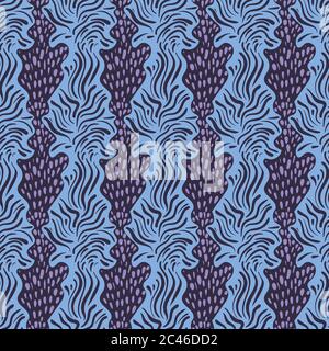 zebra e leopard stampano pattern vettoriali senza giunture Illustrazione Vettoriale