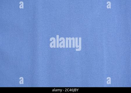 Tessuto blu sport abbigliamento calcio maglia texture sfondo Foto Stock