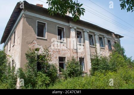 Antico palazzo abbandonato di Potocki Foto Stock