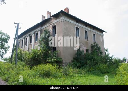 Antico palazzo abbandonato di Potocki Foto Stock