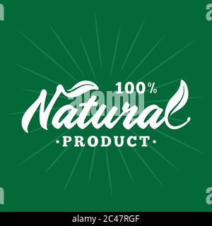 Prodotto naturale. Vettore e illustrazione. Illustrazione Vettoriale