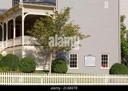 Historic James Park House,Knoxville, Tennessee, Stati Uniti d'America Foto Stock