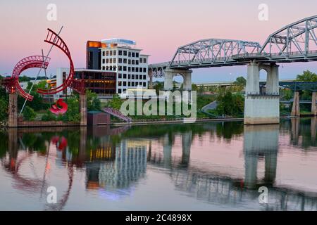 Ghost Ballet da Alice Aycock,Sponda Est Machineworks,Nashville, Tennessee, Stati Uniti d'America Foto Stock