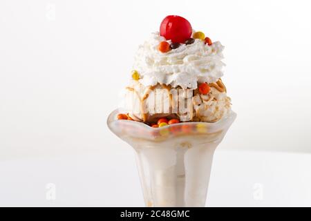Gelato al burro di arachidi Foto Stock