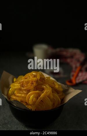 jalebi dessert indiano stock foto Foto Stock